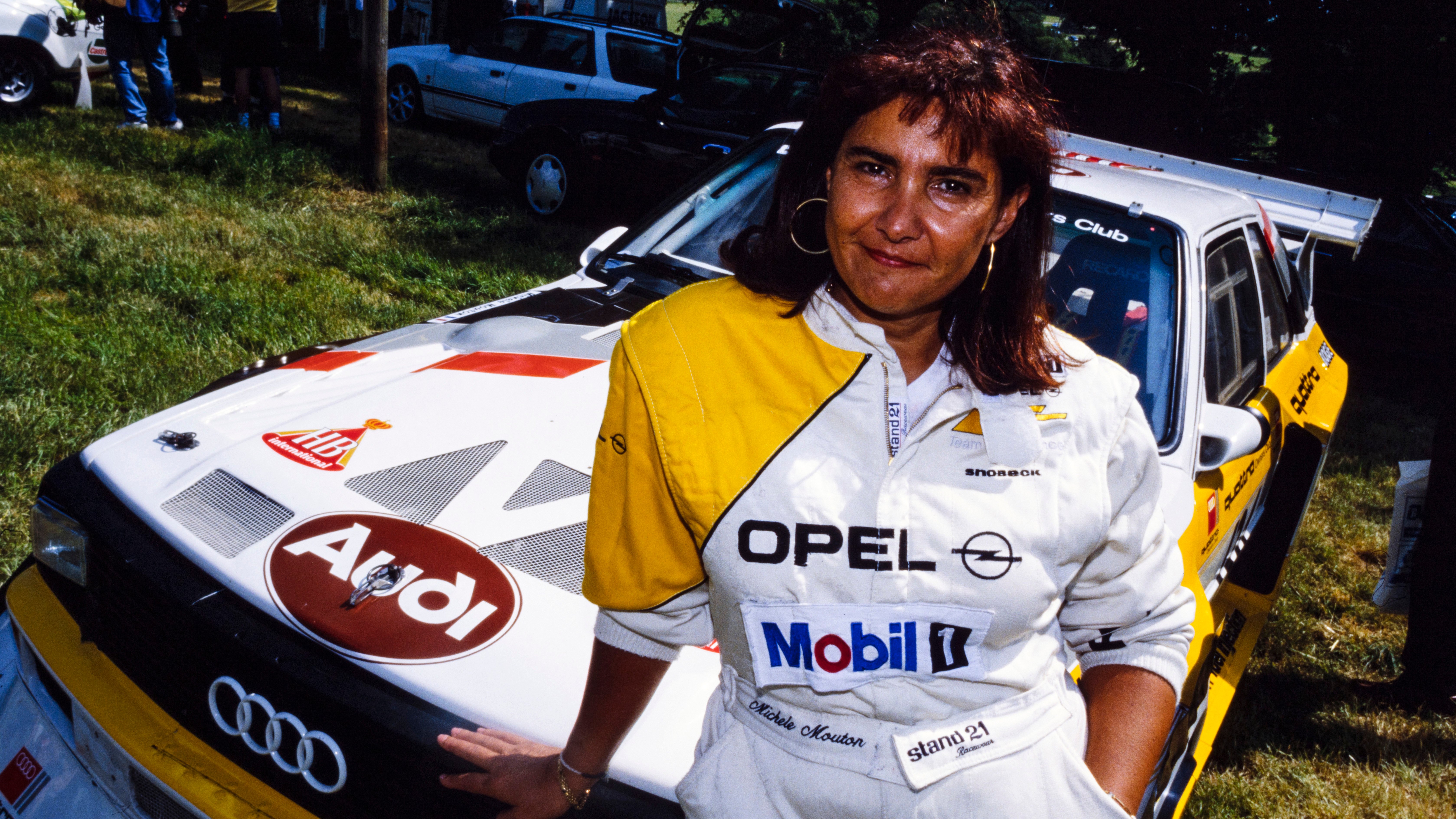 At the 1996 Festival of Speed, Mouton was reunited with her '85 Quattro for a run up the Hill.