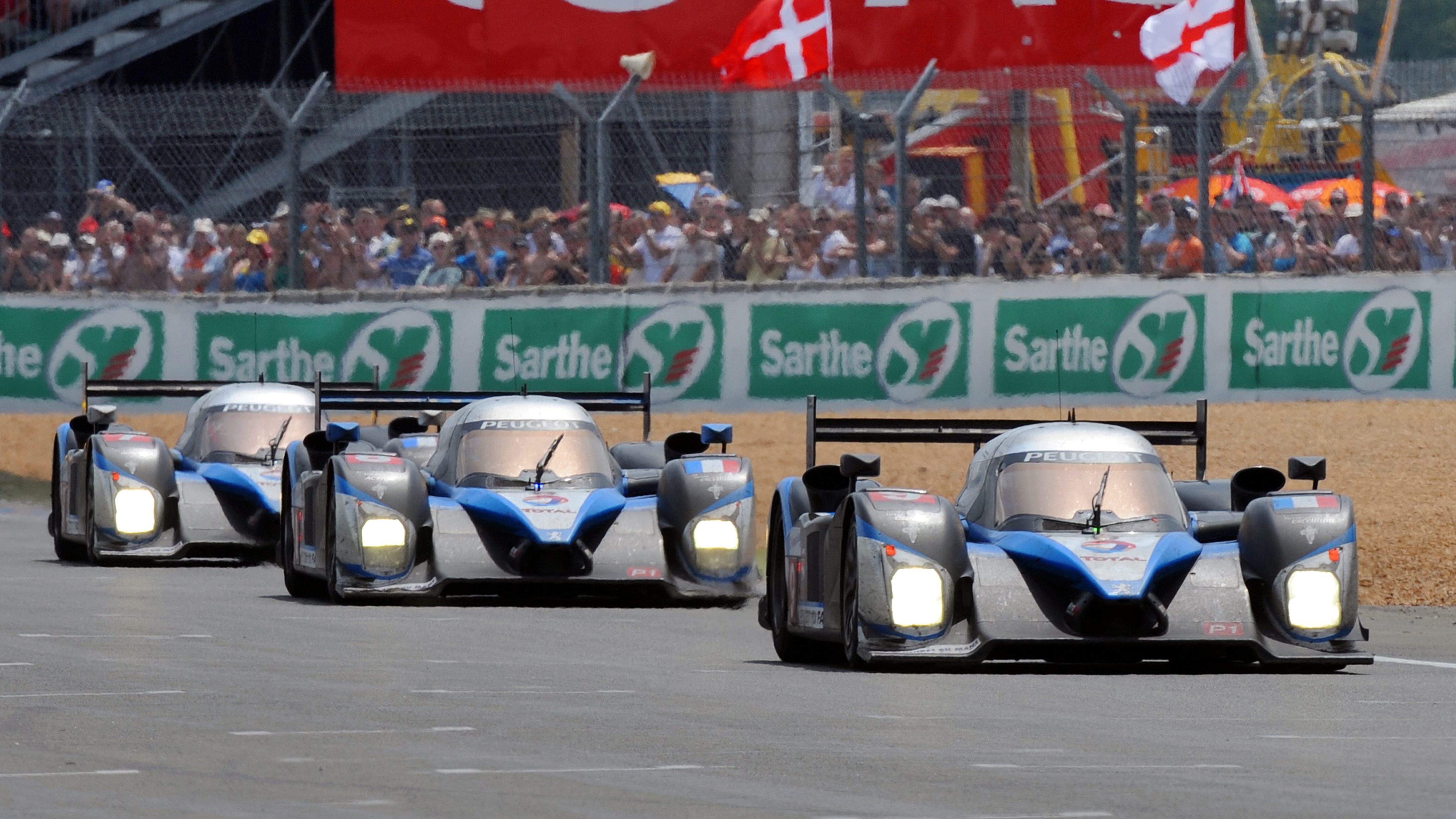 Peugeot finally beat Audi in 2009, taking a 1-2 finish to secure its first Le Mans victory since 1993.