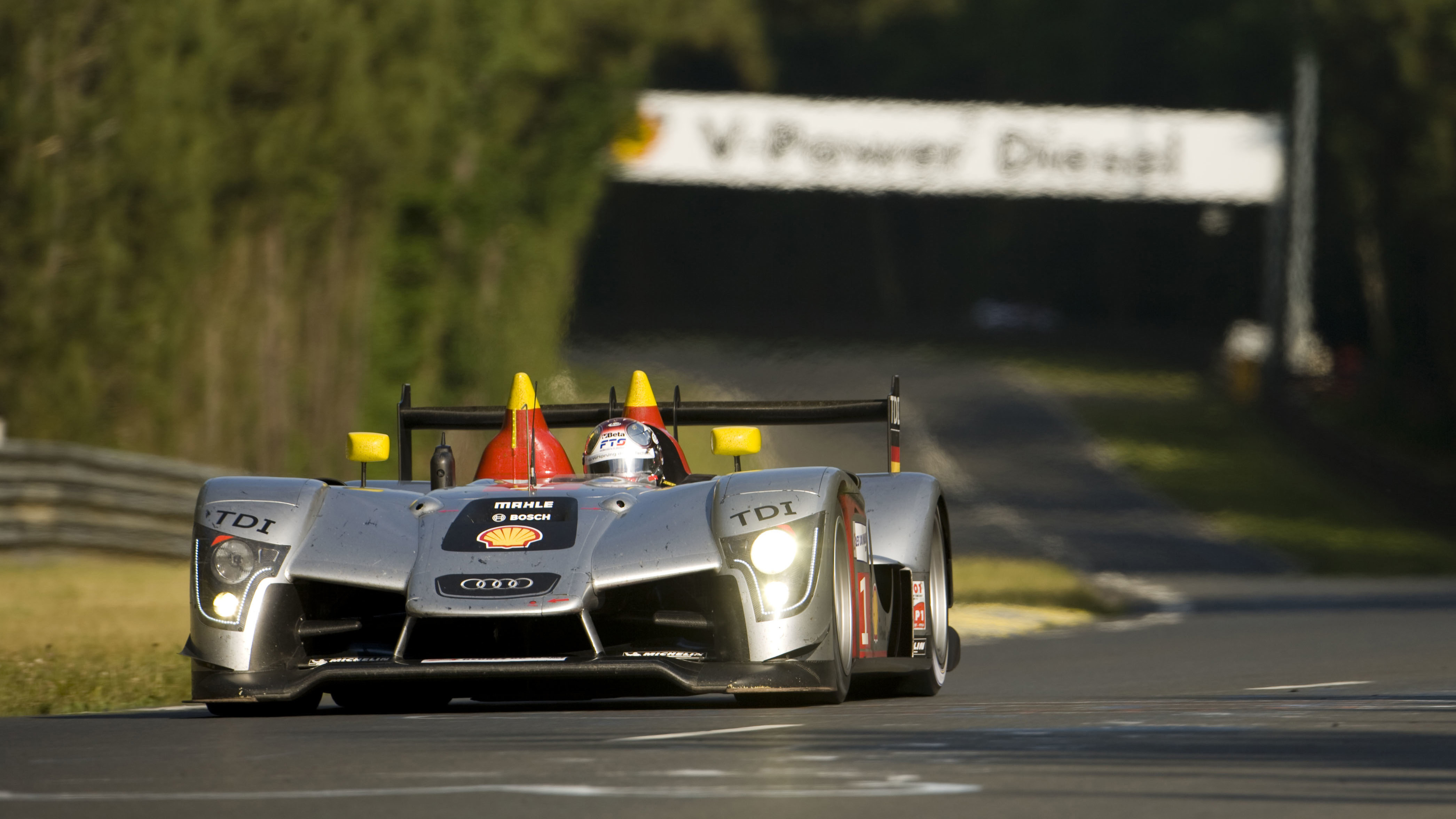 The number 1 Audi of Kristensen, McNish and Capello finished a distant third at Le Mans in 2009. 
