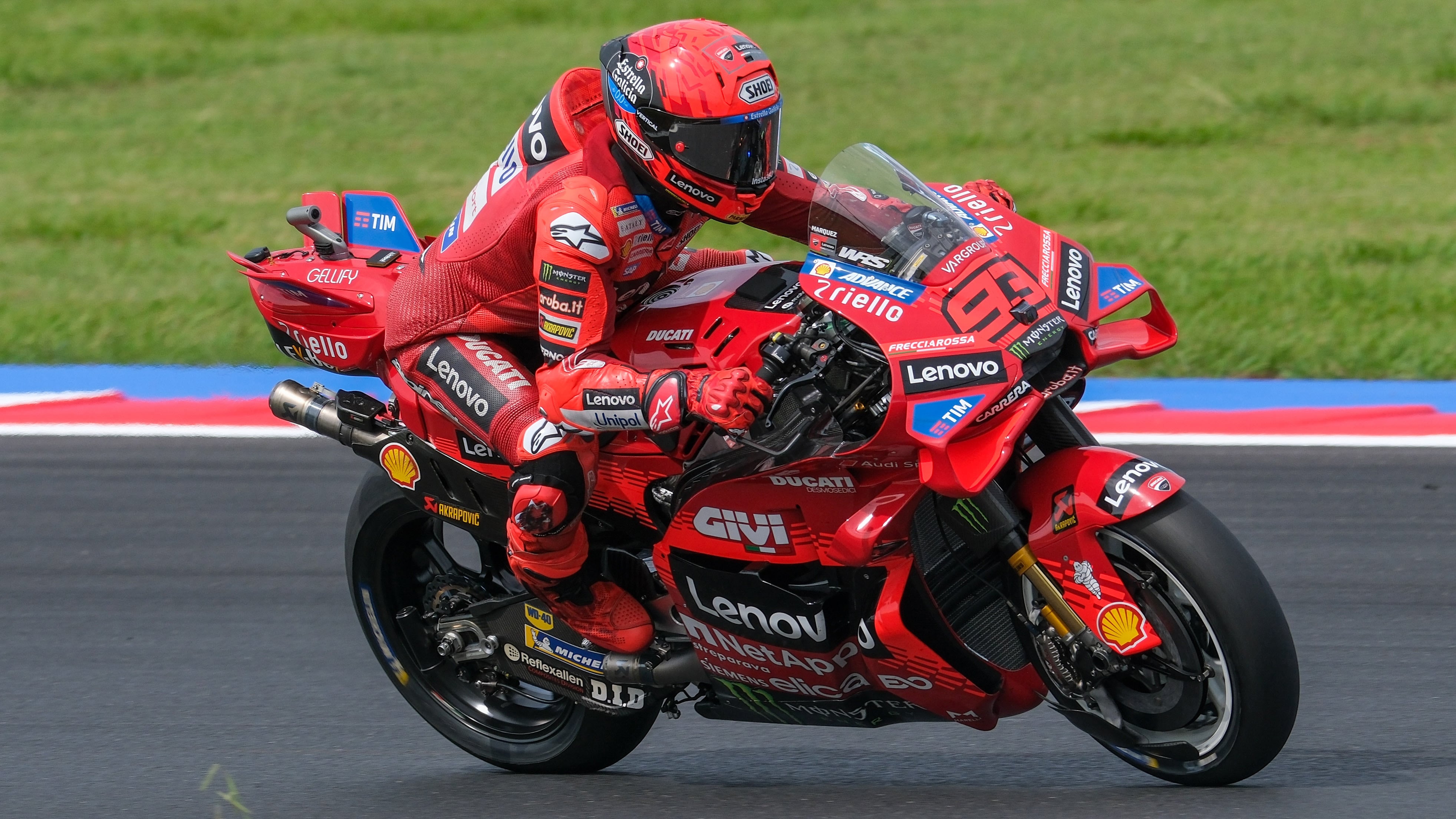 Marc Márquez won the 2025 MotoGP title riding the Ducati Desmosedici GP25.