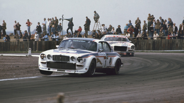 1The Derek Bell/David Hobbs Jaguar XJ 12C during the 1976 RAC Tourist Trophy at Silverstone