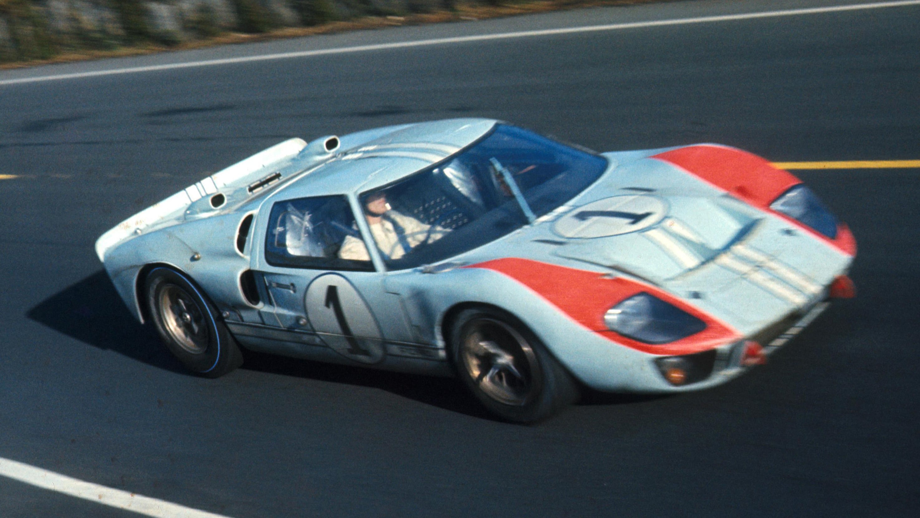 Runners-up Ken Miles and Denny Hulme were victims of the race's staged ending.