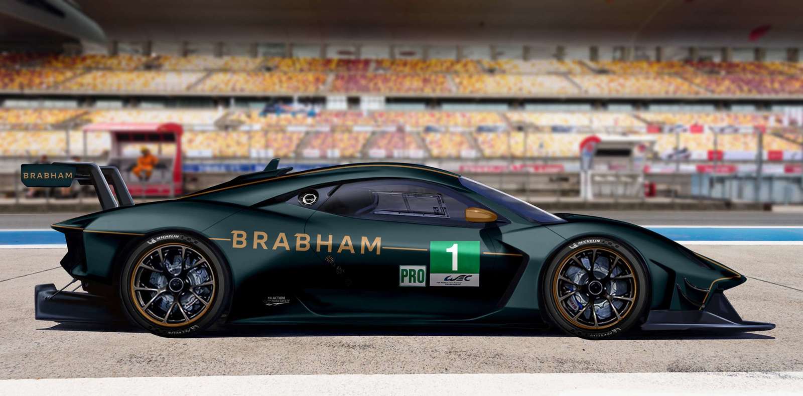The Brabham BT62 will race at Le Mans