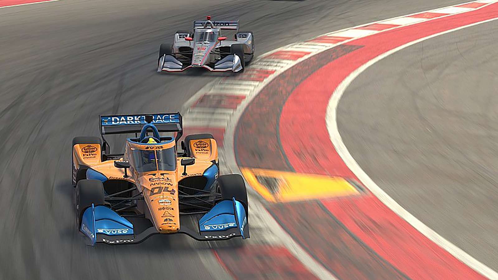 Lando Norris races to victoy in his IndyCar esports debut