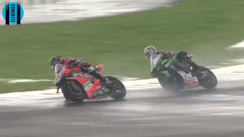 Video Last Lap Battle In The Wet For Wsb Championship Grr