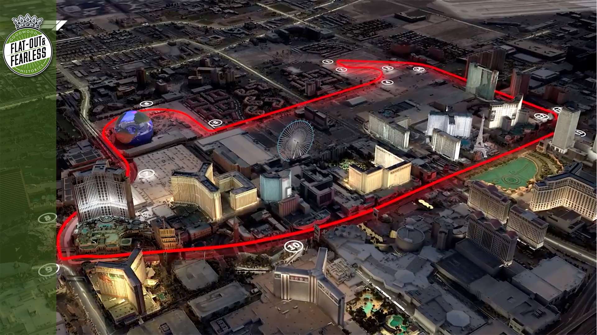 [Video] A first look at the new Las Vegas F1 circuit layout GRR