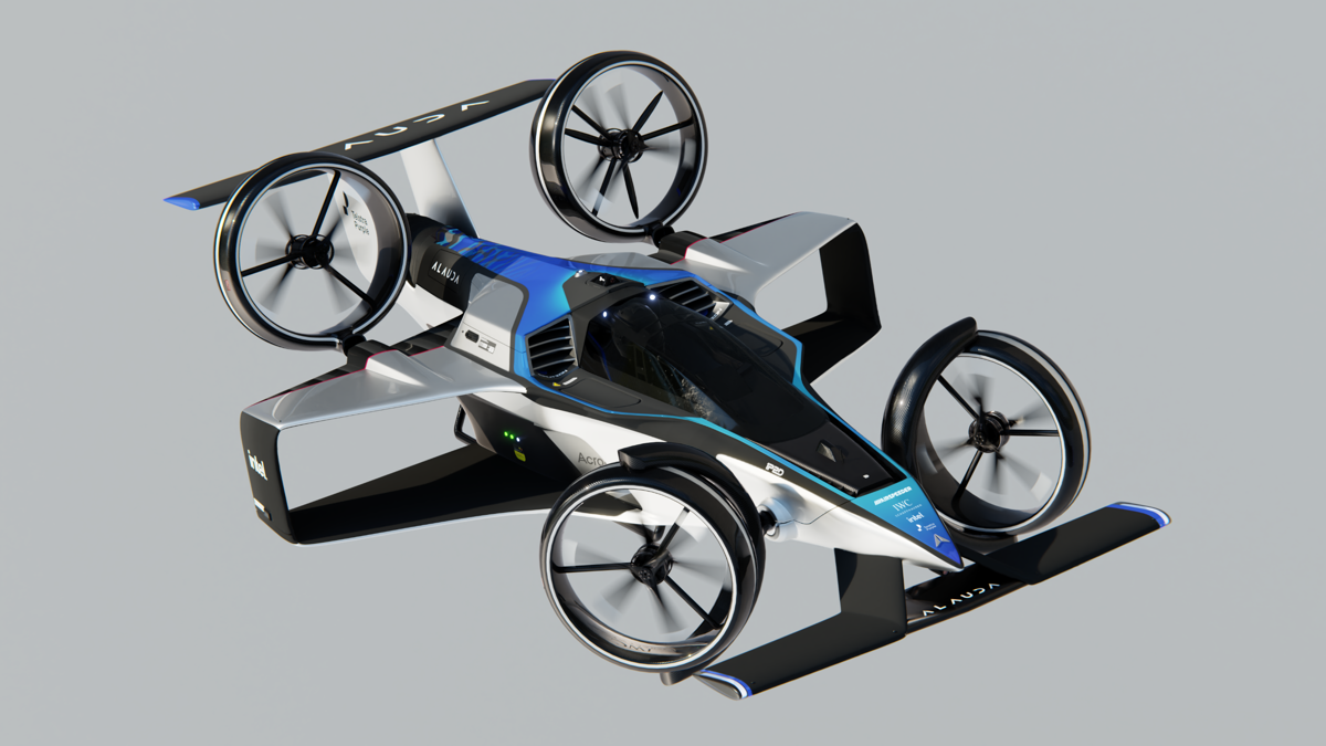 This is the first ever manned racing drone GRR