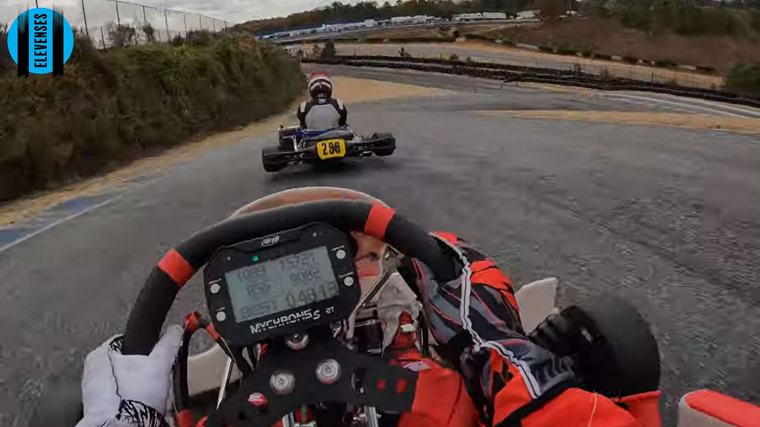 [Video] Braving horrendous weather in a 90mph shifter kart GRR
