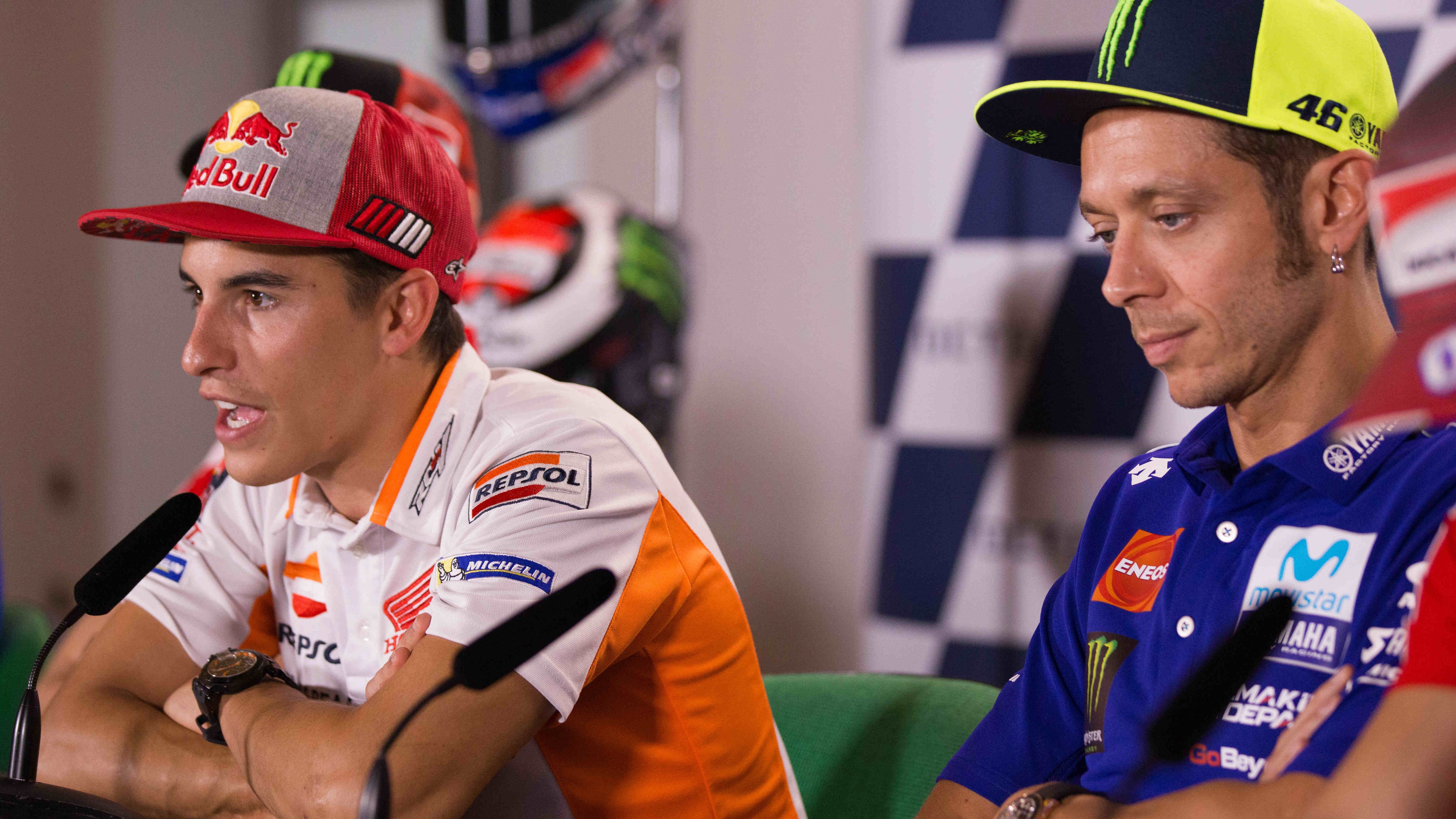 Tensions flared between the rivals at a press conference before the 2018 San Marino Grand Prix.