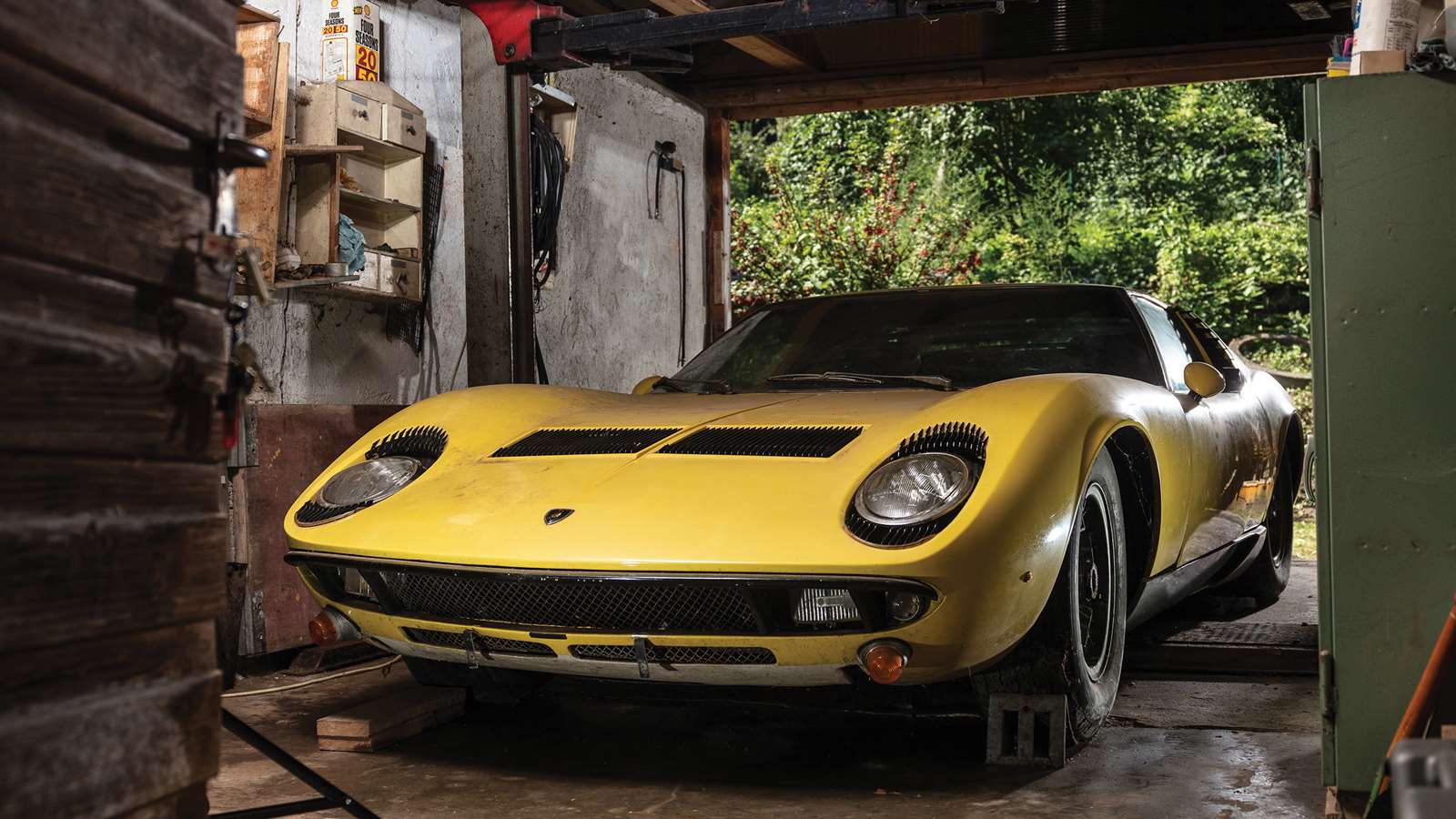 For sale: the £1,000,000 Lamborghini Miura that lived in a shed