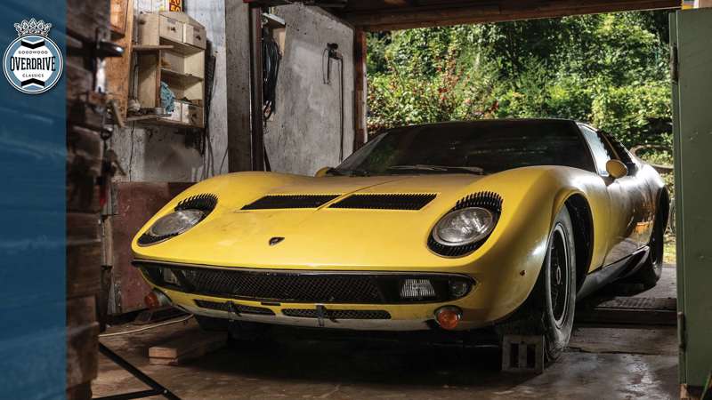 For Sale The 1 000 000 Lamborghini Miura That Lived In A Shed