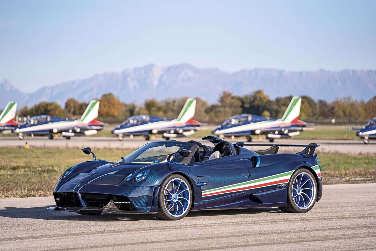The Tricolore is the most extreme Pagani Huayra GRR