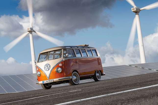 The Volkswagen E Bulli Is A Modern Ev With A Vw Camper Body Grr