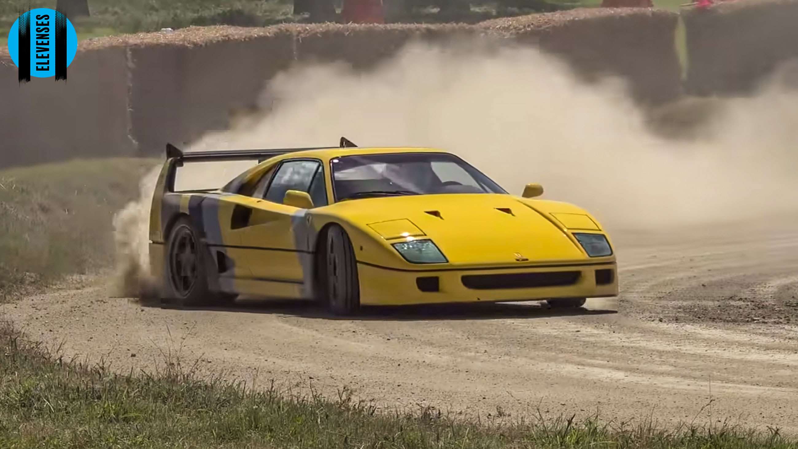 Video Ferrari F40 Thrashed Off road GRR video-ferrari-f40-thrashed-off-road-grr