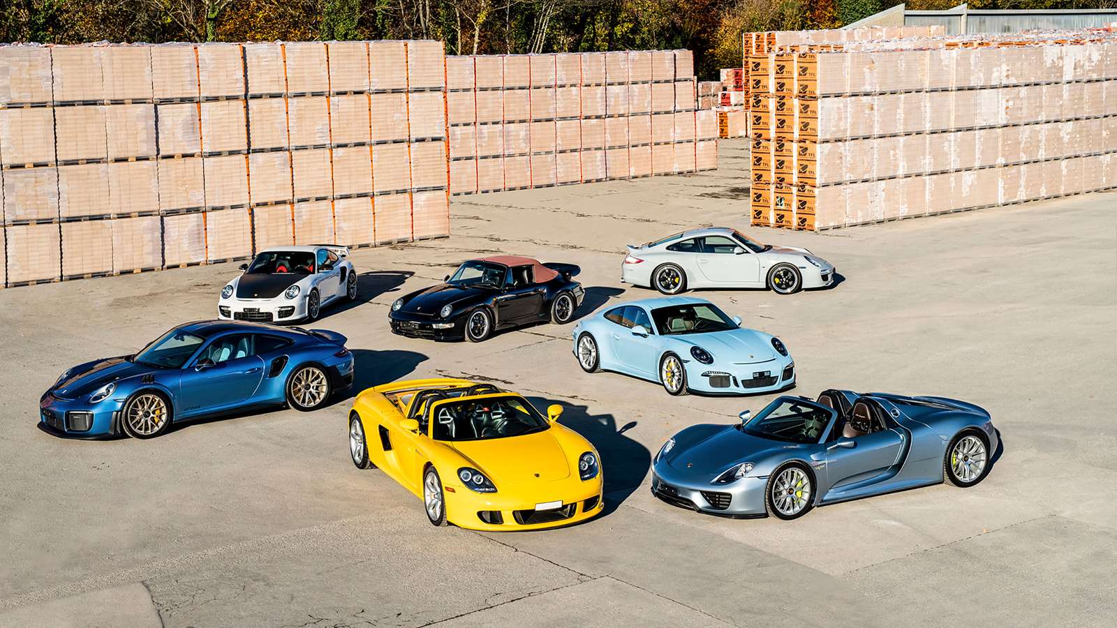 Astonishing £ Porsche collection up for grabs
