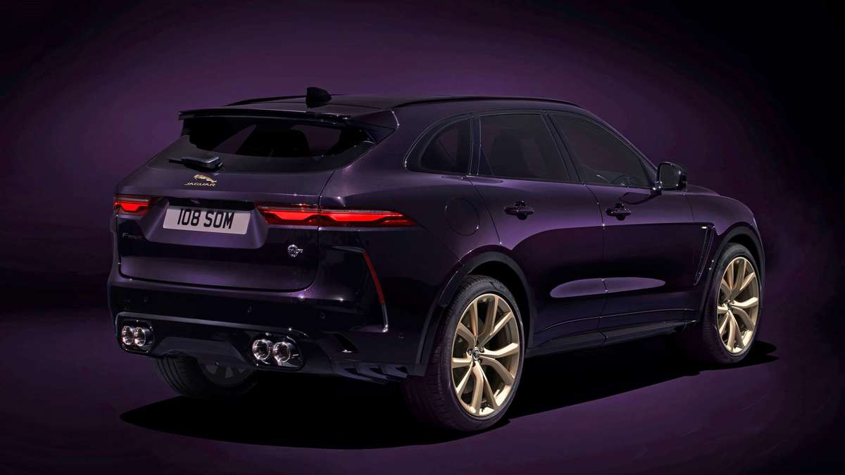 Jaguar FPace SVR Edition 1988 commemorates XJR9 Le Mans winner GRR