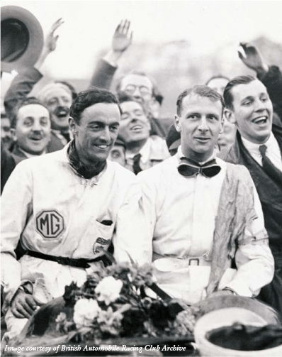9th Duke and Chris Standiland Brooklands 1931