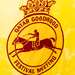 Yellow flag at Glorious Goodwood with qatar festival logo