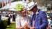 A couple enjoying their day at 'Glorious Goodwood'