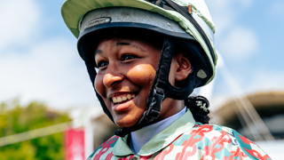 Aamilah Aswat becomes first black British female to race over jumps in UK Ph. by Jason Fong.jpg