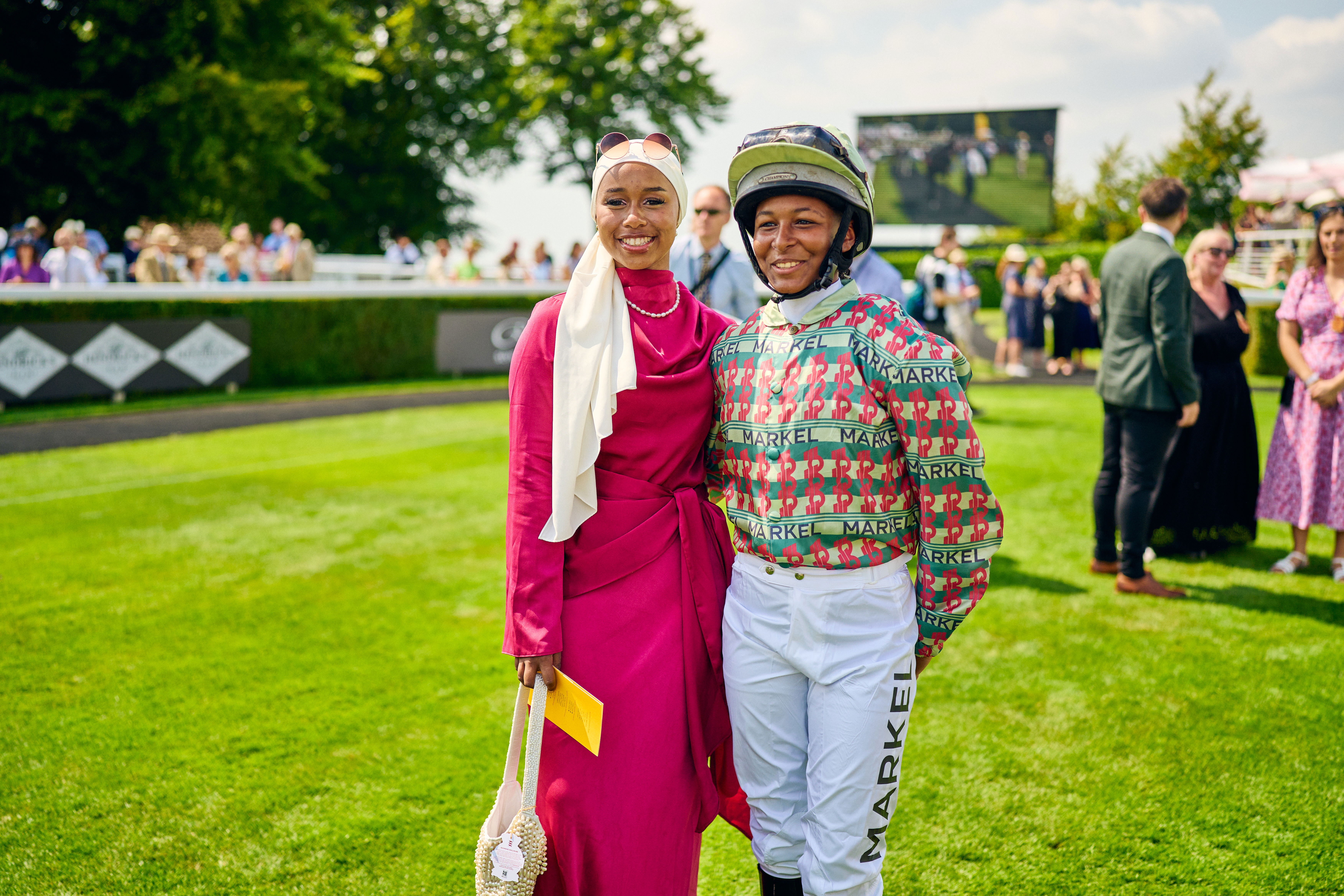 Khadijah Mellah with Riding A Dream Academy graduate Aamilah Aswat Ph. by Dominic James.jpg