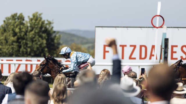 Pershaada with Sean Levey in The Stallion Studs EBF Fillies' Novice Stakes at May Festival presented by Fitzdares. Ph. by Max Carter.jpg