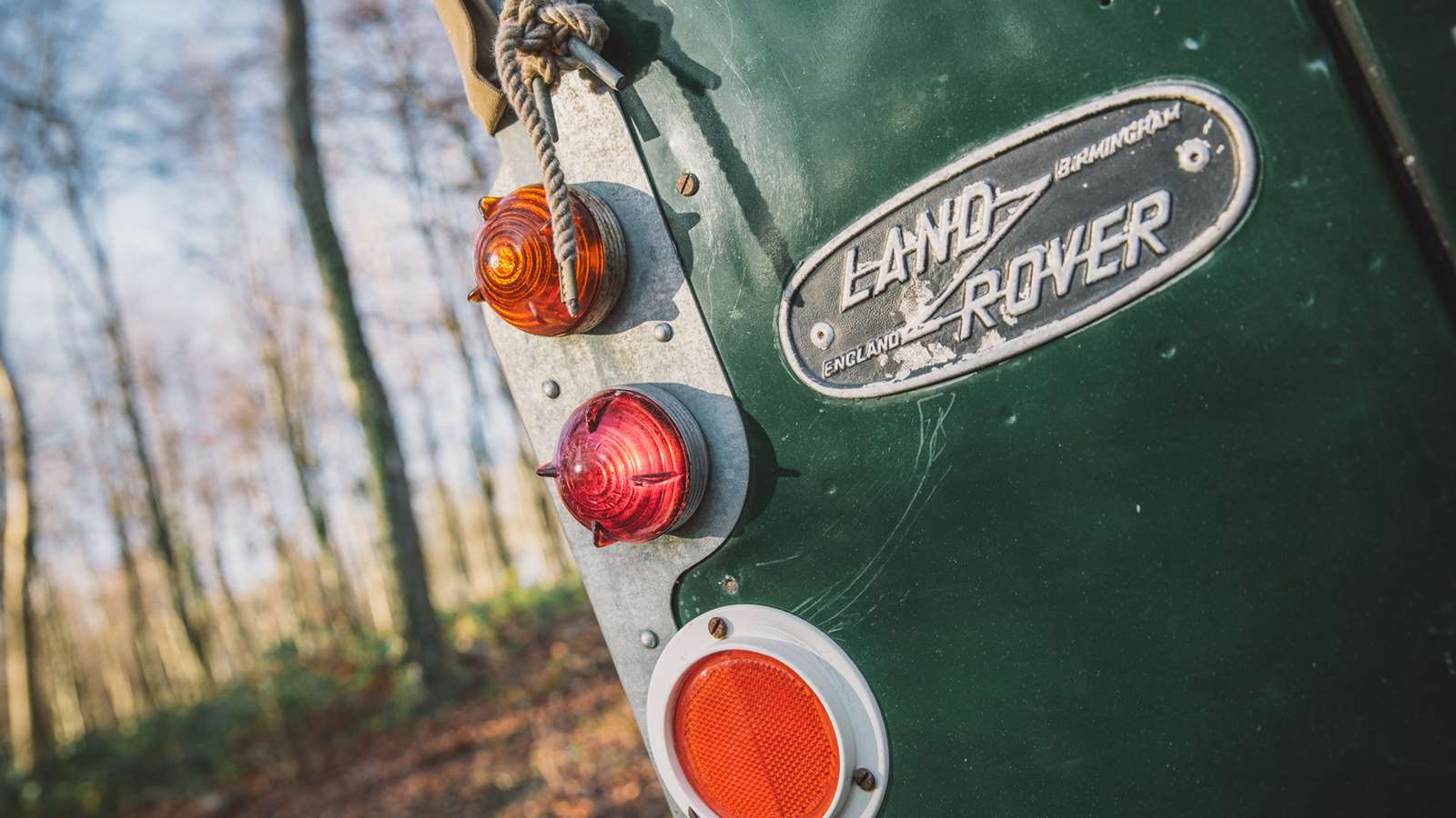 The back end of a classic Land Rover as part of the Goodwood Off-Road Experience art Goodwood Motor Circuit.