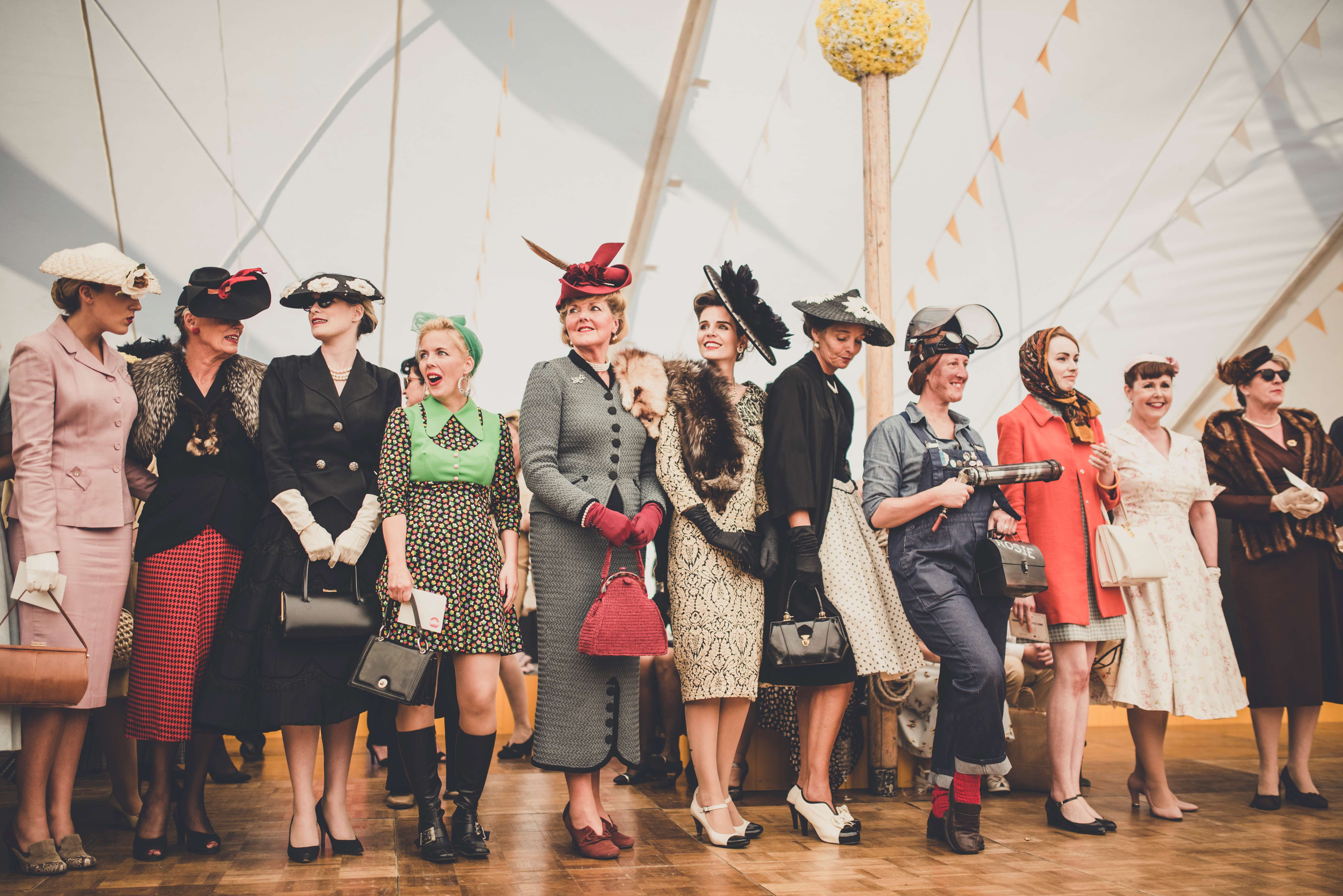 Goodwood - Vintage Fashion Stars on the all new Revival Emporium Runway