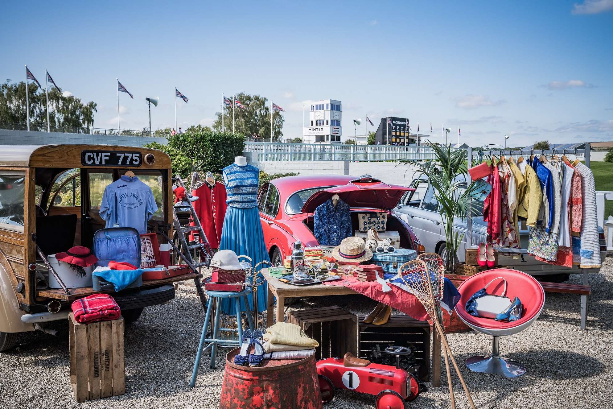 Classic, cars, cocktails and celebrity clothing - it's a Car Boot Sale