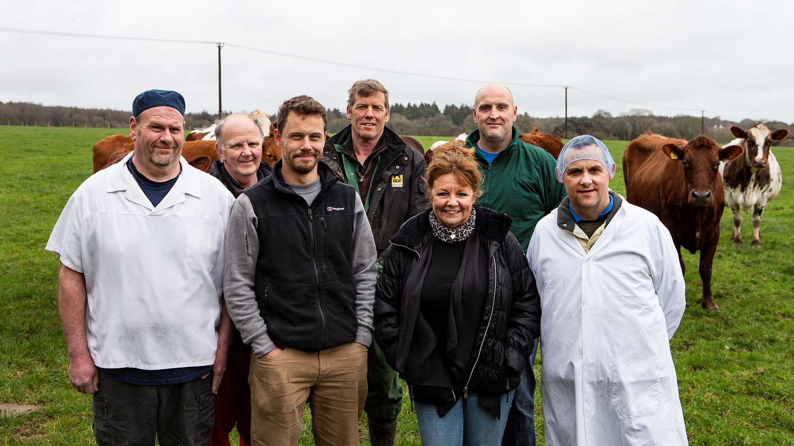 The team at our Goodwood Dairy where cheese for the Goodwood Farm Shop is produced.