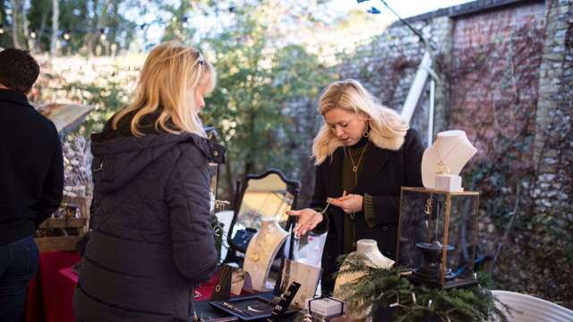 The Christmas Market was filled with beautiful gift ideas from our exhibitors.